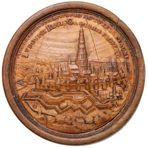 Alzacja, Medal warcabowy / Brettstein 1710/1720 - zdobycie Strasburga