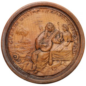 Alzacja, Medal warcabowy / Brettstein 1710/1720 - zdobycie Strasburga