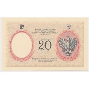 20 złotych 1919 - numeracja zerowa - A.000 000000