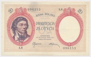20 zloty 1919 - A.8 - rareté en excellent état