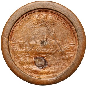 Niemcy, Medal warcabowy / Brettstein bez daty - Norymberga / Hamburg