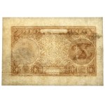 5 złotych 1919 - nieukończony druk - sam PODDRUK