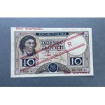 10 złotych 1924 - WZÓR - II EM. A - bez kropki
