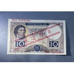 10 złotych 1924 - WZÓR - II EM. A - bez kropki