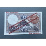 10 złotych 1924 - WZÓR - II EM. A - z kropką