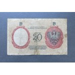 20 złotych 1924 - II EM. A - fałszerstwo z epoki