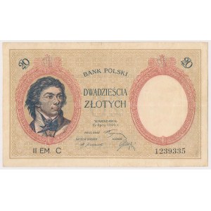 20 złotych 1924 - II EM. C