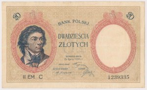 20 zloty 1924 - II EM. C