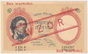 MODÈLE 20 zloty 1924 - II EM. A
