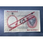 20 złotych 1924 - WZÓR - II EM. C