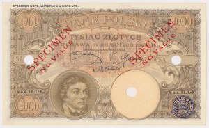 SPÉCIMEN SANS VALEUR - 1 000 PLN 1919
