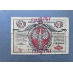 Falsyfikat z epoki 20 mkp 1916 jenerał