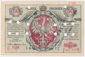 Counterfeit period 50 mkp 1916