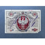 Falsyfikat z epoki 10 mkp 1916 Biletów