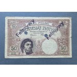 Falsyfikat z epoki 50 zł 1919