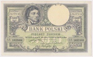 500 zlotys 1919 - faible numérateur