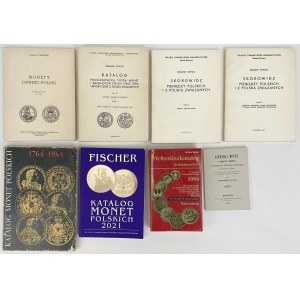 Zestaw literatury numizmatycznej (8szt)