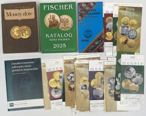 Ensemble de littérature numismatique et de brochures