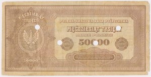 Counterfeit of the era 50,000 mkp 1923