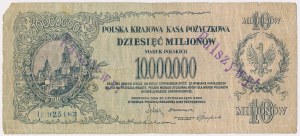 Counterfeit of the era 10 million mkp 1923