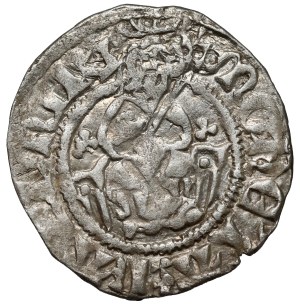 Casimir III le Grand, demi-penny (quarto) Cracovie - type VII