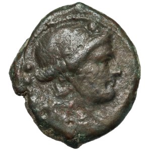 Grecja, Lucania, Paestum (Poseidonia) AE Triens - okres II Wojny Punickiej (218-201 p.n.e.)