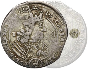 John II Casimir, Ort Lviv 1657 - issue of 1 month