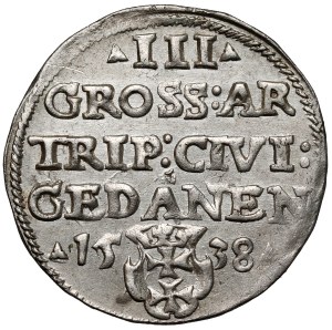 Sigismond Ier le Vieux, Trojak Gdansk 1538