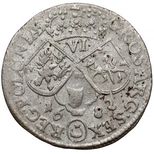 Jan III Sobieski, Szóstak Kraków 1682 - w koronie