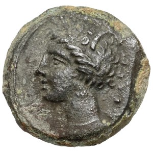 Grecja, Zeugitana, Kartagina (400-350 p.n.e.) AE17