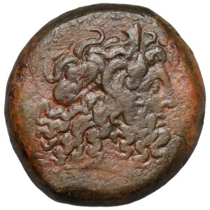 Grecja, Egipt, Ptolemeusz IV Filopator (221-204 p.n.e.) AE20 - kontrmarkowany