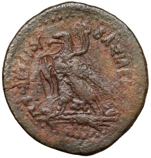 Grèce, Egypte, Ptolémée IV Philopator (221-204 av. J.-C.) AE20 - contremarqué