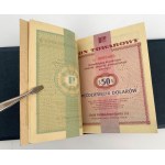 Pewex, Książeczka WZORÓW emisji 1960 od 1 centa do 100 dolarów