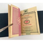 Pewex, Książeczka WZORÓW emisji 1960 od 1 centa do 100 dolarów
