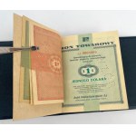 Pewex, Książeczka WZORÓW emisji 1960 od 1 centa do 100 dolarów