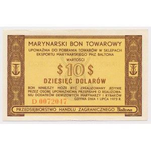 BALTONA, 10 dolarów 1973 - D