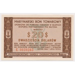 BALTONA, 20 dolarów 1973 - E
