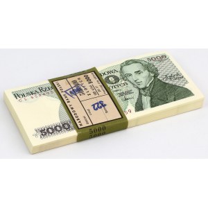 Paczka bankowa 5.000 zł 1988 - CS