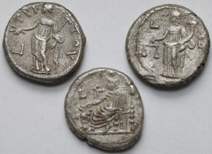 Antoninus Pius (138-161 AD) Tetradrachma, Alexandria - set (3pcs)