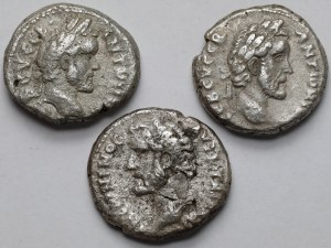 Antoninus Pius (138-161 AD) Tetradrachma, Alexandria - set (3pcs)