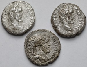 Antoninus Pius (138-161 AD) Tetradrachma, Alexandria - set (3pcs)