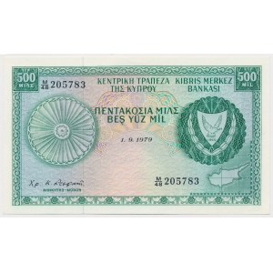 Cypr, 500 Mils 1979
