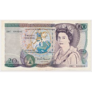 Wielka Brytania, 20 Pounds ND (1970-1991)