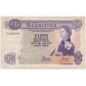 Mauritius, 50 Rupees ND (1967)