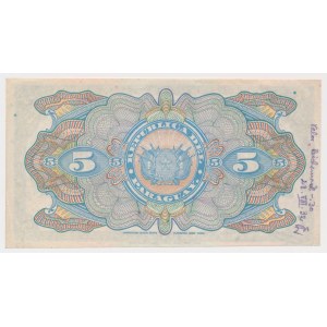 Paragwaj, 5 Pesos 1923