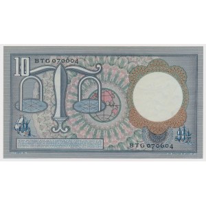 Niderlandy, 10 Gulden 1953