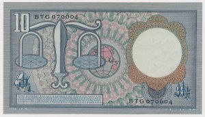 Netherlands, 10 Guilders 1953