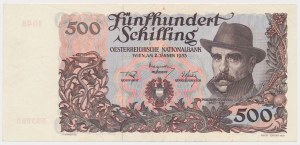 Autriche, 500 Schilling 1953