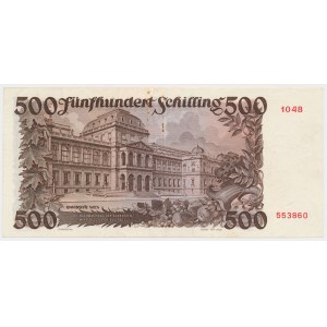 Austria, 500 Schilling 1953