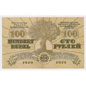 Łotwa, 100 Rubli 1919
